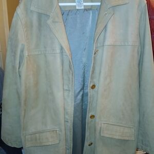 L.L. Bean Womens Beige Trench Coat